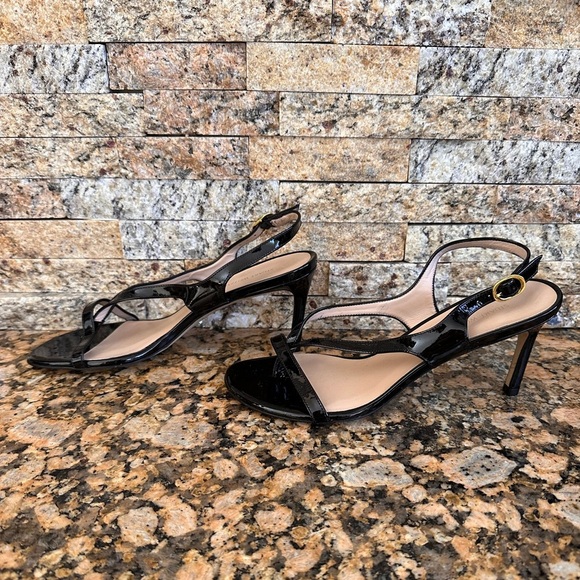 NEW STUART WEITZMAN Black Align Stiletto Sandal - Picture 2 of 9